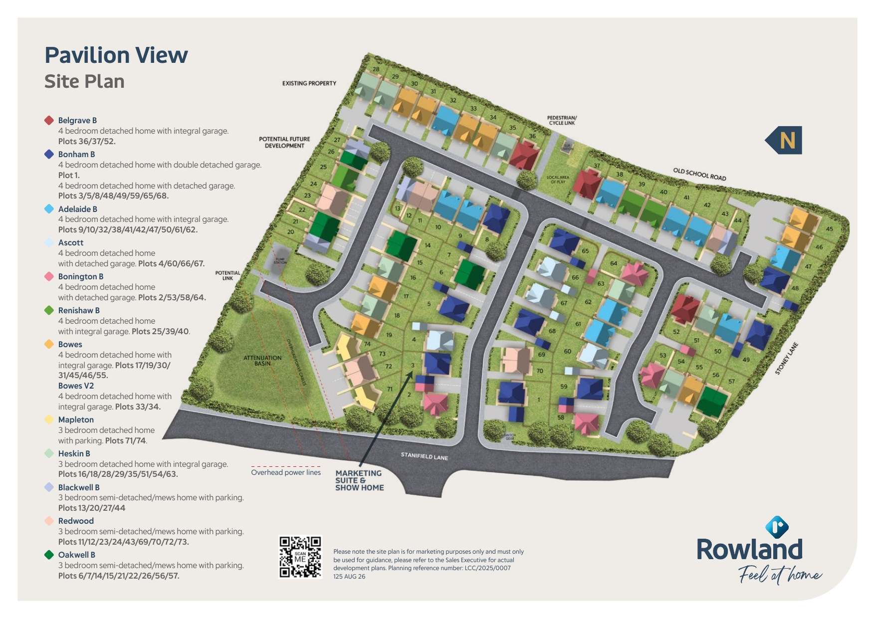 Pavilion View site plan